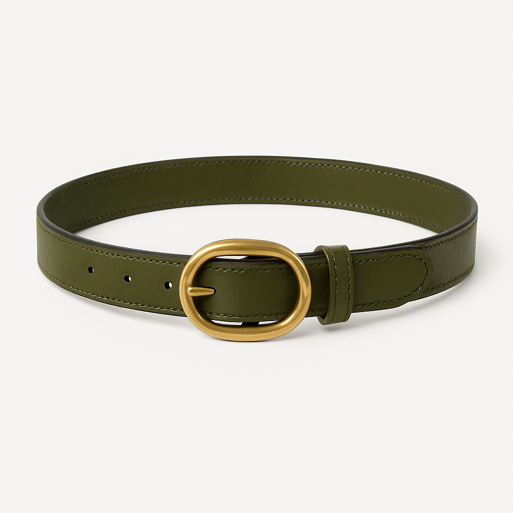Olive Leather Loop