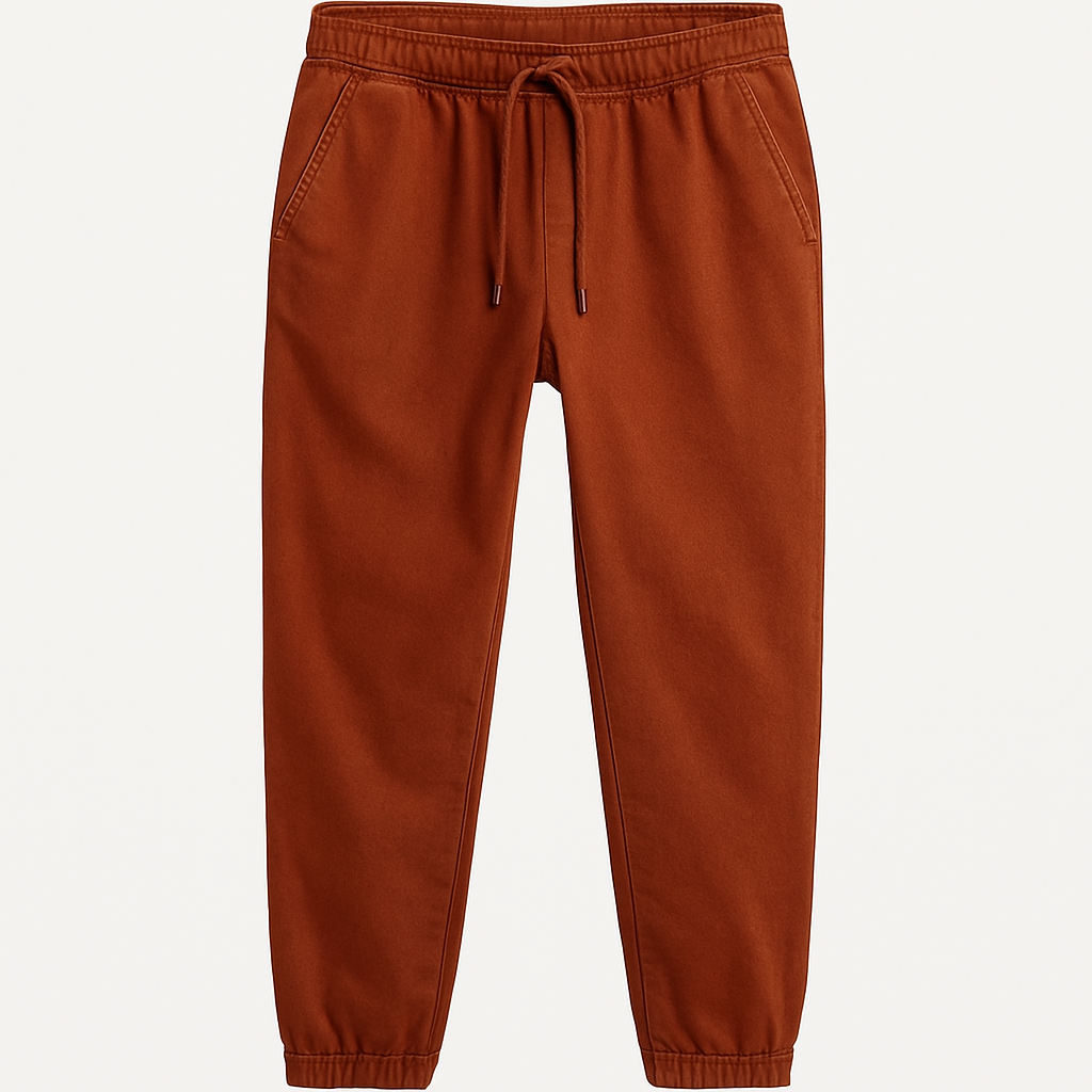 Rust Denim Joggers