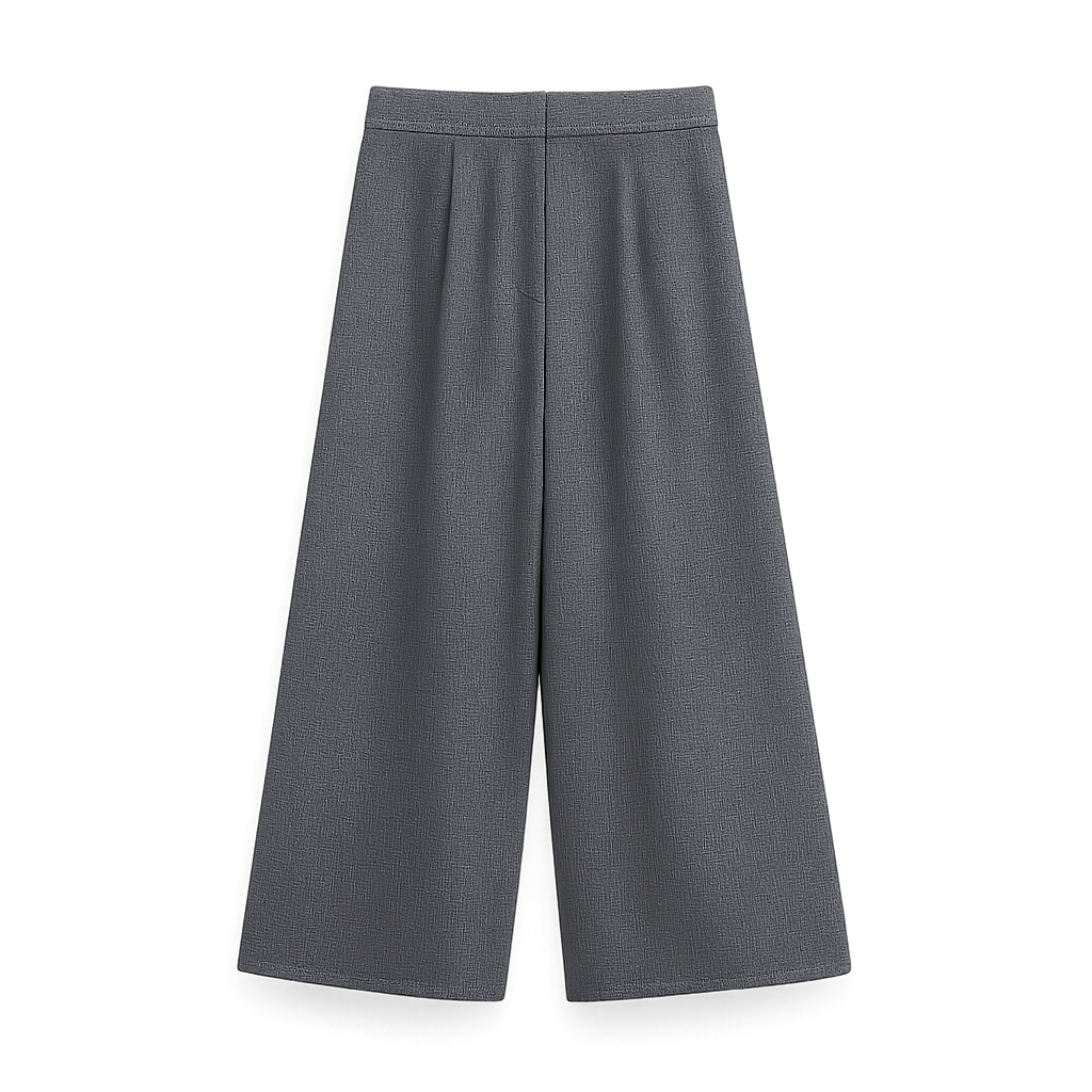 Slate Tweed Culottes